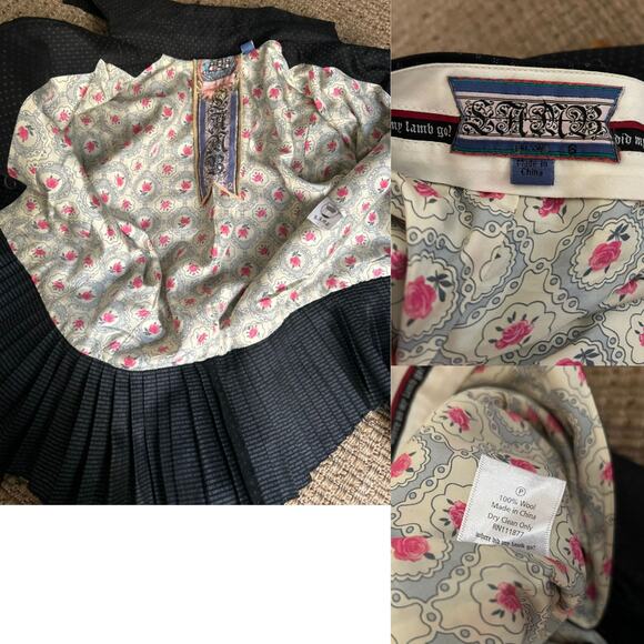 L.A.M.B Womens 2 Piece Blazer Pant Suit, 2005 Dark Navy - Picture 7 of 13